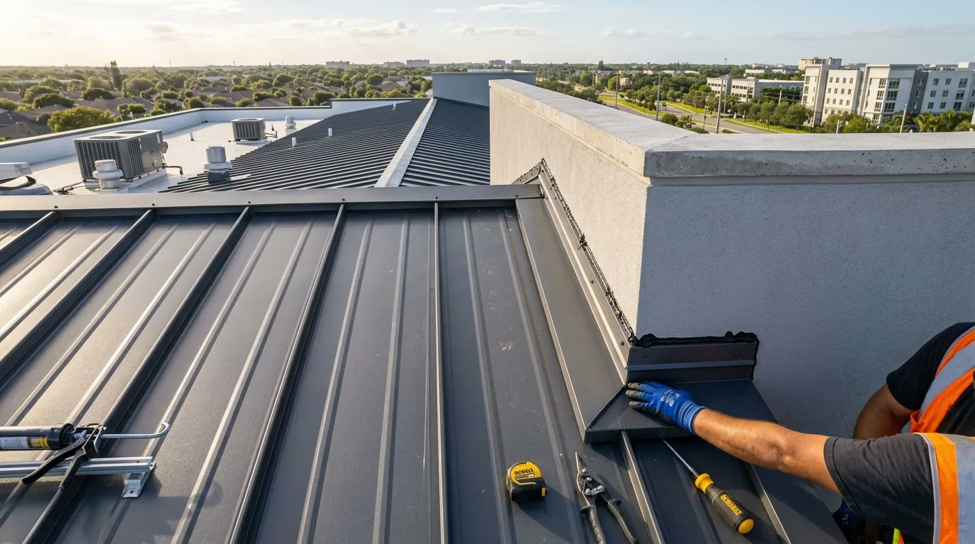 Commercial Flashing Failure Repair in Coral Springs, FL