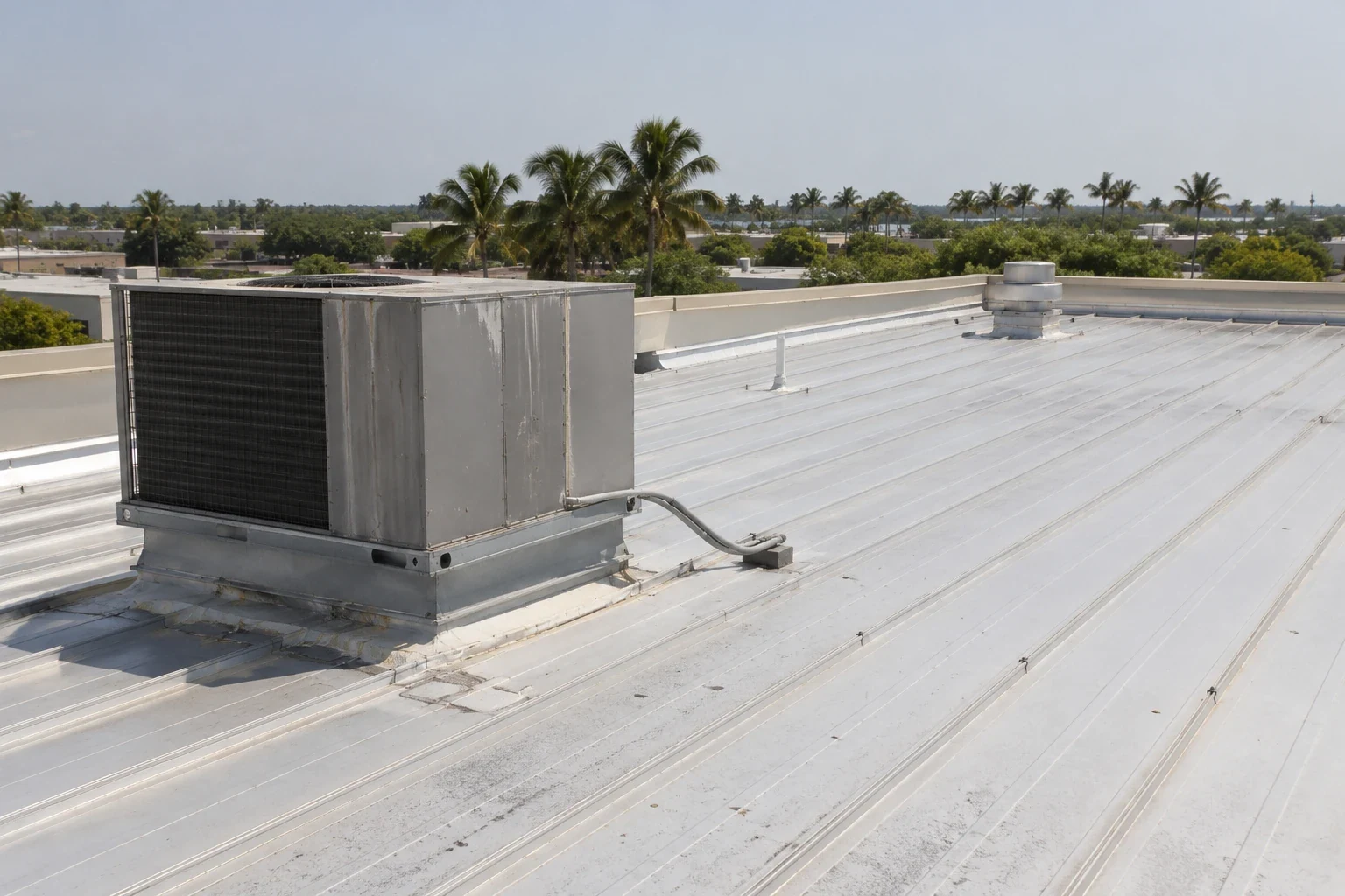 Commercial Metal Roof Retrofit in Coral Springs, FL