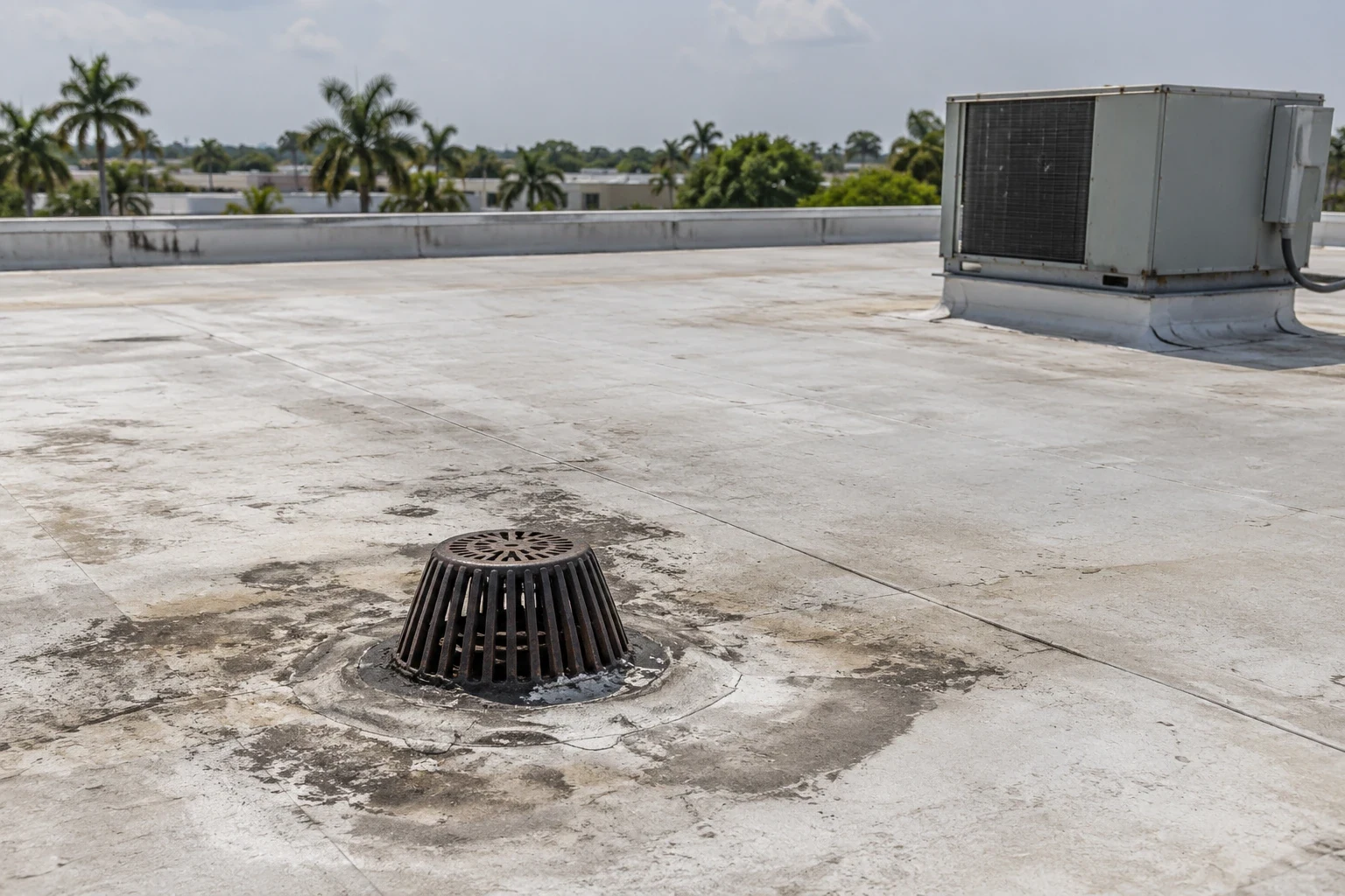 Commercial Roof Drain and Scupper Service in Coral Springs, FL