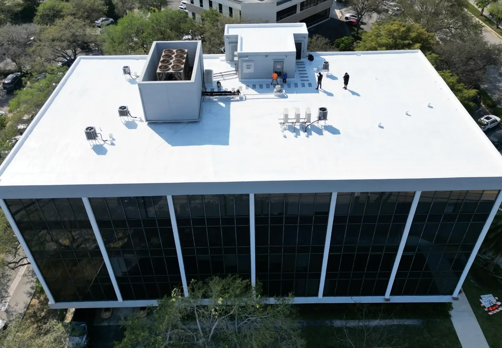 Commercial roof recover in Coral Springs, FL